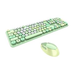 MOFII Wireless keyboard + mouse set MOFII Sweet 2.4G (green) 034315  SMK-623387AG Green έως και 12 άτοκες δόσεις 6950125747882