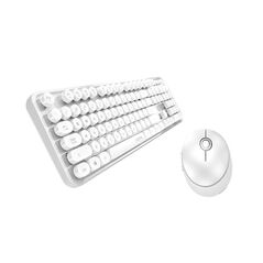 MOFII Wireless keyboard + mouse set MOFII Sweet 2.4G (white) 034308  SMK-623387AG White έως και 12 άτοκες δόσεις 6950125747134