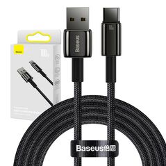 Baseus Baseus Tungsten Gold Cable USB to USB-C, 100W, 2m (black) 038291  CAWJ000101 έως και 12 άτοκες δόσεις 6932172618094