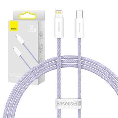 Baseus USB-C cable for Lightning Baseus Dynamic 2 Series, 20W, 1m (purple) 038592  CALD040205 έως και 12 άτοκες δόσεις 6932172620875