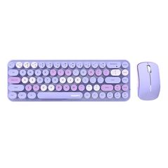 MOFII Wireless keyboard + mouse set MOFII Bean 2.4G (Purple) 040171  SMK-676367 Purple έως και 12 άτοκες δόσεις 6950125750172
