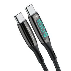BlitzWolf USB-C cable to USB-C  Blitzwolf BW-TC23, 100W 1.8m (black) 041729  BW-TC23 6ft έως και 12 άτοκες δόσεις 5905316141391