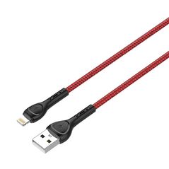 LDNIO LDNIO LS482 2m USB - Lightning Cable (Red) 042921  LS482 lightning έως και 12 άτοκες δόσεις 5905316143517