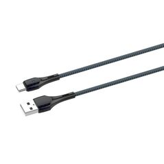 LDNIO LDNIO LS522  USB - USB-C 2m Cable (Grey-Blue) 042968  LS522 type c έως και 12 άτοκες δόσεις 5905316143623