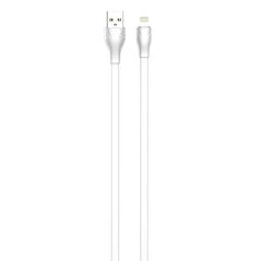 LDNIO Cable USB to Lightning LDNIO LS553, 2.1A, 2m (white) 043019  LS553 lightning έως και 12 άτοκες δόσεις 5905316143906