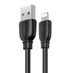 Remax Cable USB Lightning Remax Suji Pro, 1m (black) 047485  RC-138i Black έως και 12 άτοκες δόσεις 6972174158327