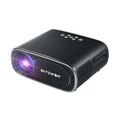 BlitzWolf BlitzWolf BW-V4 1080p LED beamer / projector, Wi-Fi + Bluetooth (black) 046960  BW-V4 έως και 12 άτοκες δόσεις 5905316147027