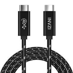 INVZI USB-C / USB4.0 Gen3 Cable 240W 40Gbps, 1m (Black) 050522  INVUSB4 έως και 12 άτοκες δόσεις 754418838518