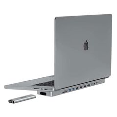 INVZI USB-C docking station / Hub for MacBook Pro 16" INVZI MagHub 12in2 with SSD tray (gray) 050527  MH01-16 έως και 12 άτοκες δόσεις 754418838457
