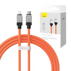 Baseus Fast Charging cable Baseus USB-C to Coolplay Series 1m, 20W (orange) 048716  CAKW000007 έως και 12 άτοκες δόσεις 6932172626594