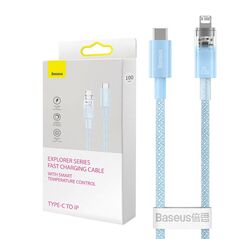 Baseus Fast Charging cable Baseus USB-C to Lightning  Explorer Series 2m, 20W (blue) 048748  CATS010303 έως και 12 άτοκες δόσεις 6932172629090