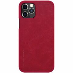 Nillkin Nillkin - Qin Leather Case - iPhone 12 Pro Max - Red 6902048201668 έως 12 άτοκες Δόσεις