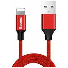 Baseus Yiven Lightning Cable 180 Cm 2a Red (CALYW-A09) (BASCALYW-A09) έως 12 άτοκες Δόσεις