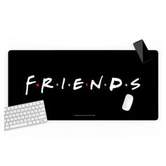 Mousepad Warner Bros Friends 002 80x40cm Μαύρο (1 τεμ) 5905795105891 5905795105891 έως και 12 άτοκες δόσεις