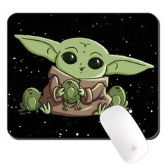 Mousepad Star Wars Baby Yoda 014 22x18cm Μαύρο (1 τεμ) 5904805986703 5904805986703 έως και 12 άτοκες δόσεις