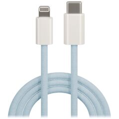 Maxlife MXUC-06 cable USB-C - Lightning 1,0 m 20W blue nylon