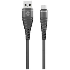 Forever Shark cable USB - microUSB 1,0 m 2A black