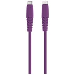 Setty cable USB-C - USB-C 1,5 m 2,1A KSC-C-1.5219 purple