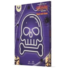 Neon PLEXI LED SKULL WITH BONE white FPNE18 Forever Light