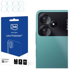 3mk hybrid glass Lens Protection for camera for Poco M6 Pro 5G