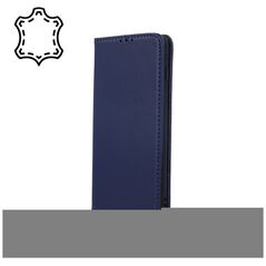 Genuine Leather Smart Pro for Samsung Galaxy A35 5G navy blue