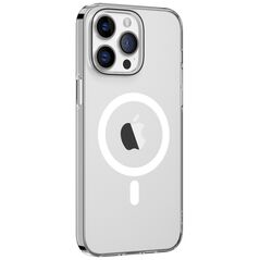 Comma case Hard Jacket Mag for iPhone 15 Plus transparent antibacterial