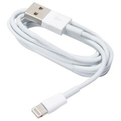 Cable USB - Lightning 1,5 m 1A white bulk