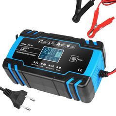 Automatic charger, microprocessor rectifier LTC 12V 8A - 24V 4A blue