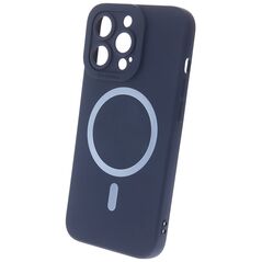Silicon Mag case for iPhone 15 Pro 6,1&quot; dark blue