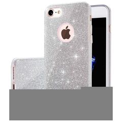 Glitter 3in1 case for Samsung Galaxy A23 5G silver