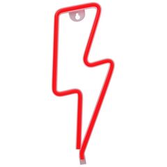 Neon LED Light BOLT red Bat + USB FLNEO6 Forever Light