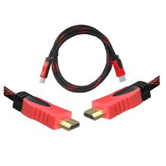 Cable HDMI-HDMI 1,5m red v1.4 blist.