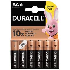 Duracell Αλκαλικές Μπαταρίες AA 1.5V 6τμχ (DAALR6MN15006) (DURDAALR6MN15006) έως 12 άτοκες Δόσεις