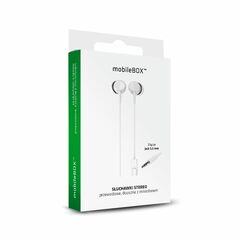Ακουστικά 3.5mm με μικρόφωνο λευκά  έως 12 άτοκες Δόσεις DM-1052-A