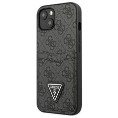 Guess case for iPhone 13 Pro / 13 6,1&quot; GUHCP13LP4TPK black hardcase 4G Triangle Logo Cardslot 3666339048181