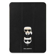 Karl Lagerfeld case for iPad 11&quot; Pro 2021 KLFC11OKCK Book Cover black Saffiano Karl & Choupette 3666339030476