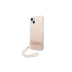 Guess case for iPhone 14 Plus 6,7&quot; GUOHCP14MH4STP pink HC PC/TPU Print 4G Cord 3666339093884