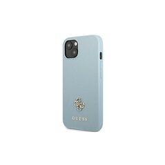 Guess case for iPhone 13 Mini 5,4&quot; GUHCP13SPS4MB blue hardcase Saffiano 4G Small Metal Logo 3666339048006