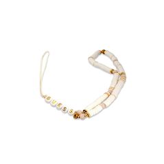 Guess strap for all devices GUSTPEARW white Heishi Beads 3666339048303