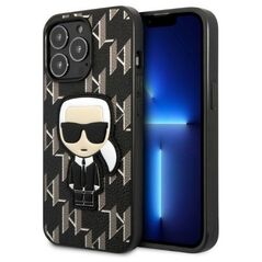 Karl Lagerfeld case for iPhone 13 Pro KLHCP13LPMNIKBK black hard case Monogram Iconic Karl 3666339049386