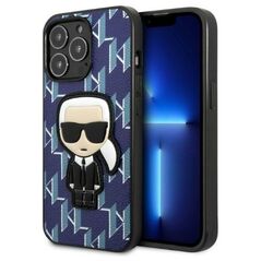 Karl Lagerfeld case for iPhone 13 Pro KLHCP13LPMNIKBL blue hard case Monogram Iconic Karl 3666339049508
