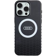 Audi case for iPhone 15 Pro Max 6,7&quot; black IML Big Logo MagSafe Case 6955250227322