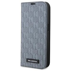 Karl Lagerfeld case for iPhone 14 Pro Max 6,7&quot; KLBKP14XSAKLHPG silver Saffiano Monogram 3666339123017