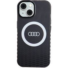 Audi case for iPhone 15 6,1&quot; black IML Big Logo MagSafe Case 6955250227292