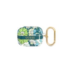 Guess case for Airpods Pro GUAPHHFLN green Flower 3666339047306