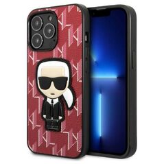 Karl Lagerfeld case for iPhone 13 Pro Max KLHCP13XPMNIKPI red hard case Monogram Iconic Karl 3666339049430