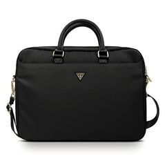 Guess bag for laptop GUCB15NTMLBK 16&quot; black Nylon Triangle Logo 3700740491089