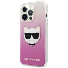 Karl Lagerfeld case for iPhone 13 Pro Max 6,7&quot; KLHCP13XCTRP hardcase pink Choupette Head 3666339028008