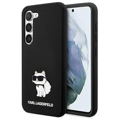 Karl Lagerfeld case for Samsung Galaxy S24 Plus KLHCS24MSNCHBCK black HC SILICONE NFT CHOUPETTE 3666339242336