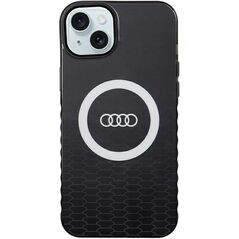 Audi case for iPhone 15 Plus 6,7&quot; black IML Big Logo MagSafe Case 6955250227315